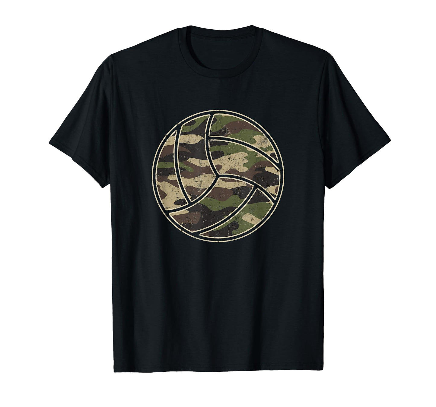 Cool Camo Volleyball Camouflage Volleyball Lover Player T-Shirt