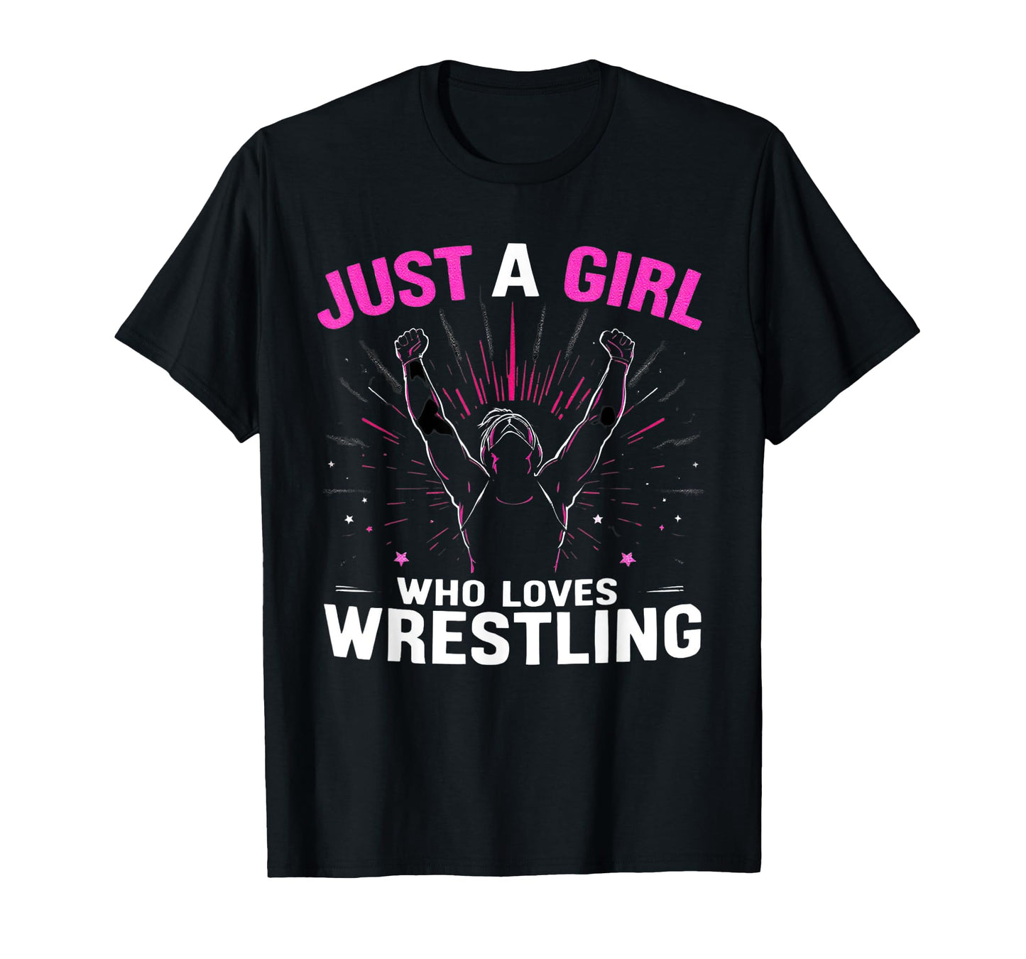Just A Girl Who Loves Wrestling, Girls & Kids, Wrestler Girl T-Shirt