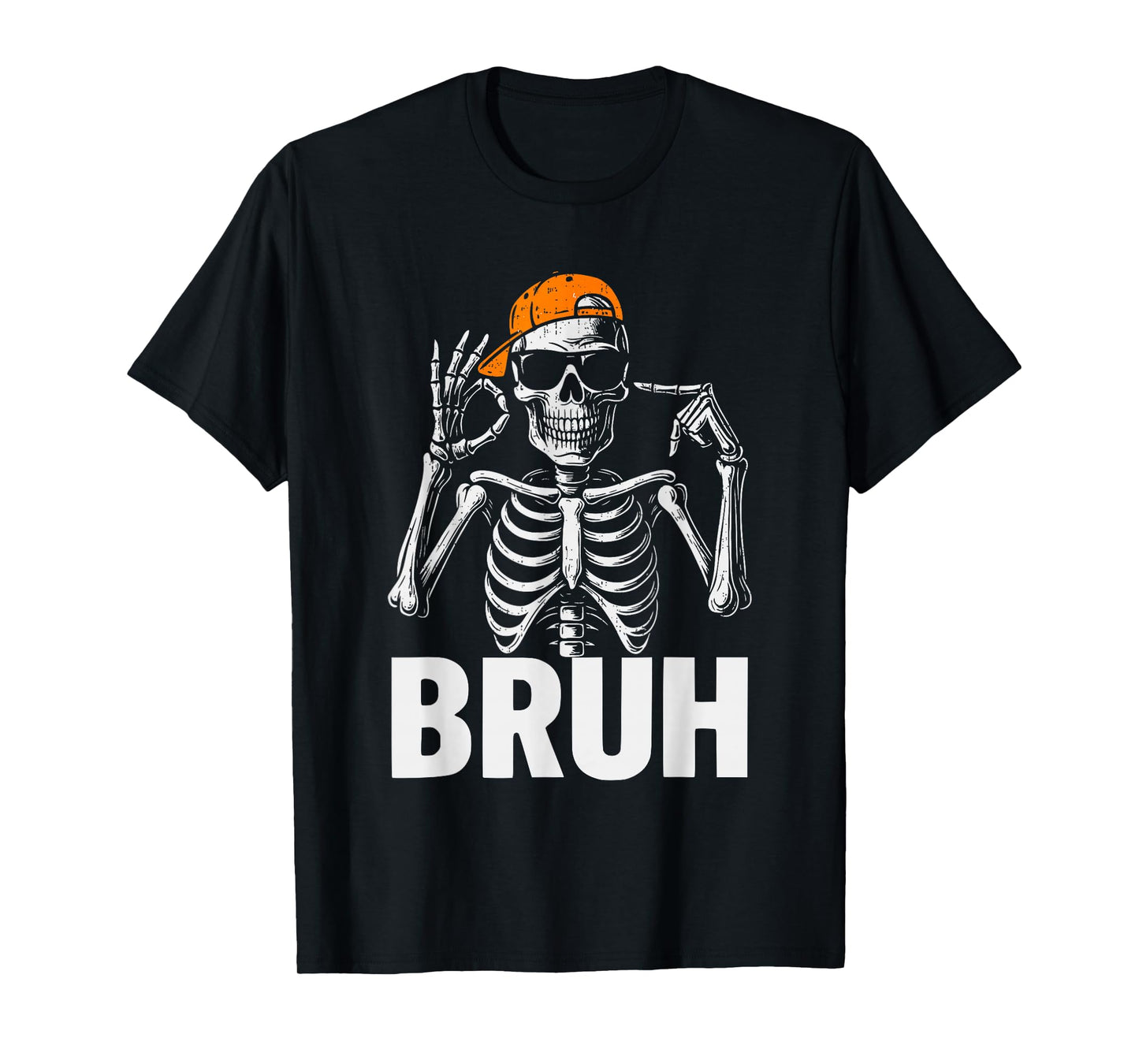 67 Halloween Meme 6 7 Skeleton Six Seven Numbers Funny Bruh T-Shirt