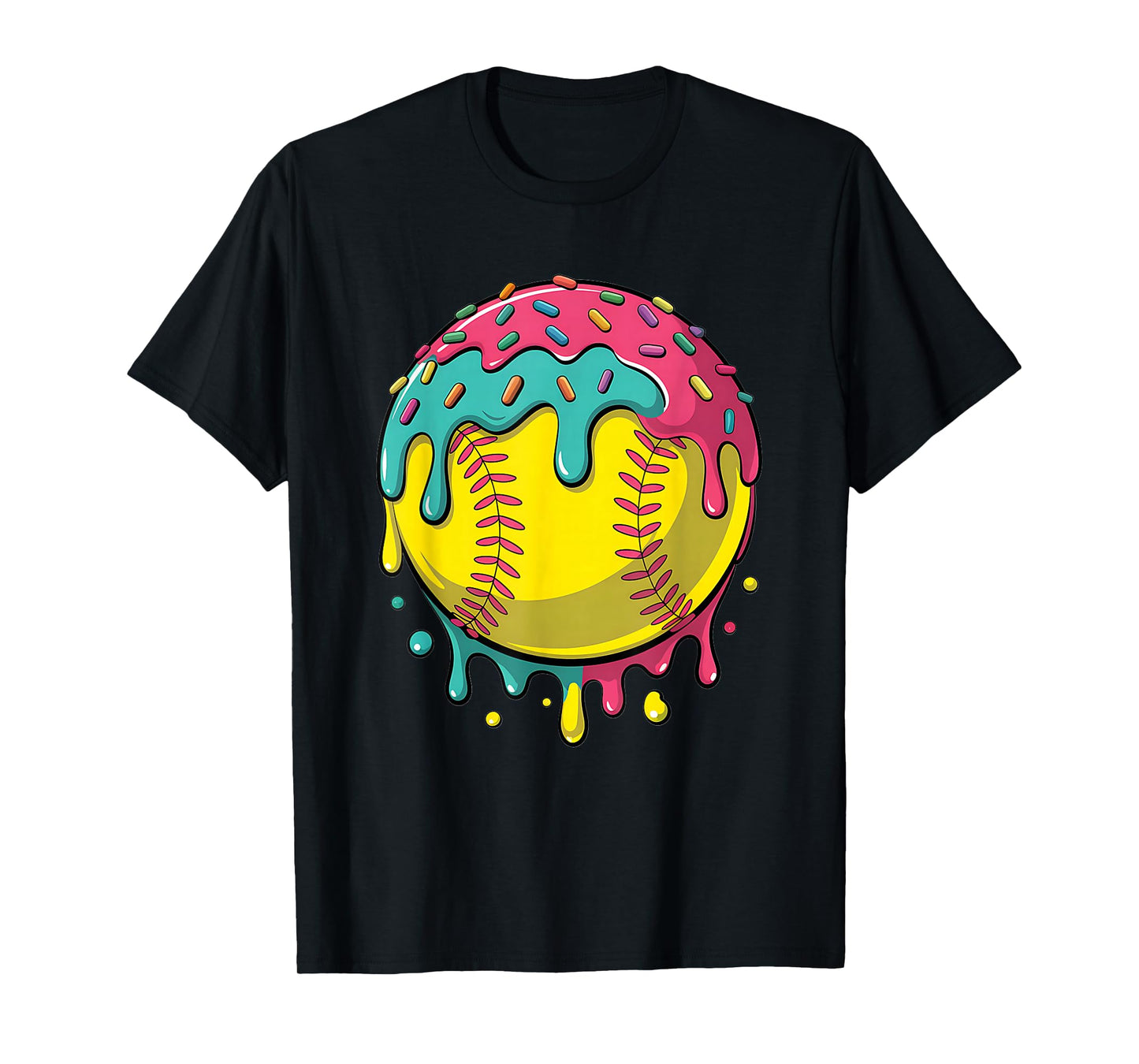 Softball Shirt Teen Girls Softball Stuff Softball Drip Girls T-Shirt