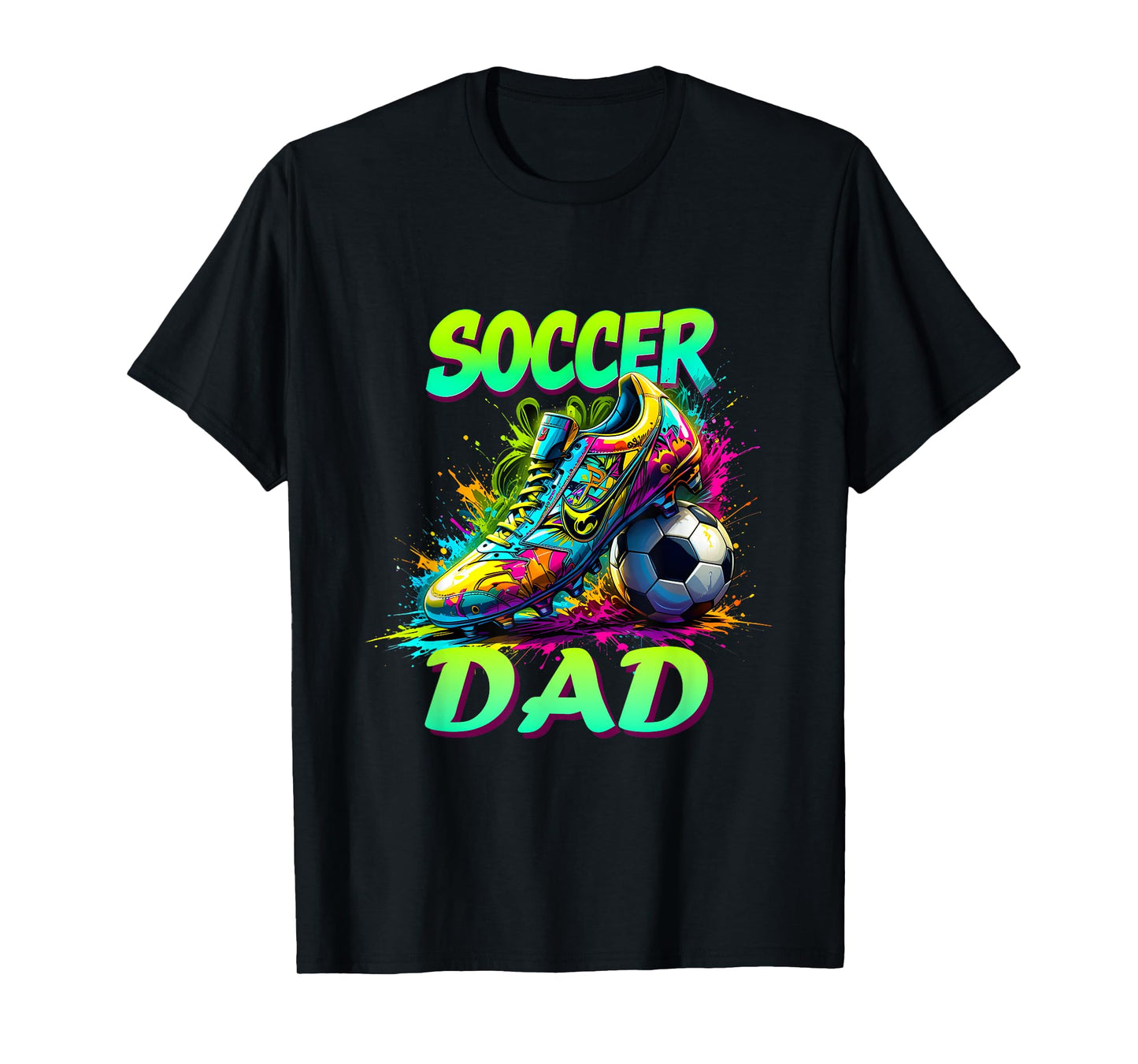Funny Daddy Soccer Sport Lover Fan Fathers Day Soccer Dad T-Shirt