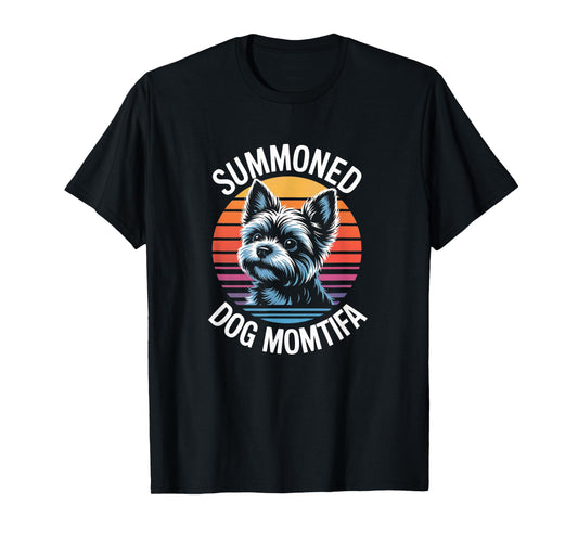 Dog Momtifa Summoned Retro No Kings Protest Art Design T-Shirt