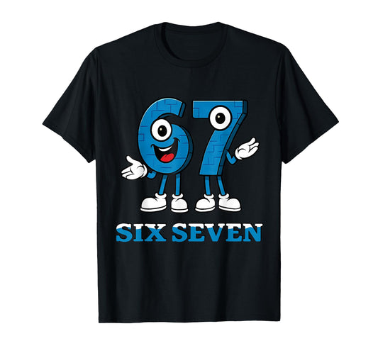 67 Six Seven Couple Matching Halloween Costume Brainrot Meme T-Shirt