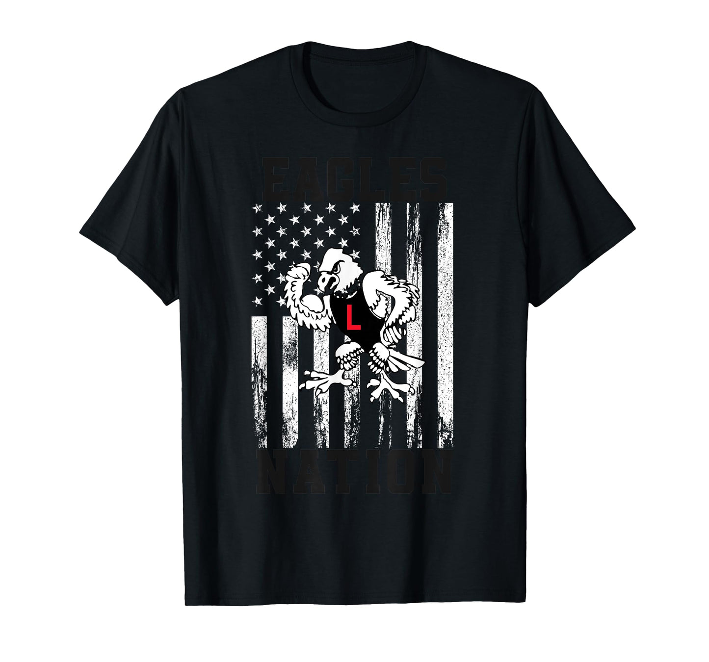 Linden Eagles Logo Nation HS T-Shirt