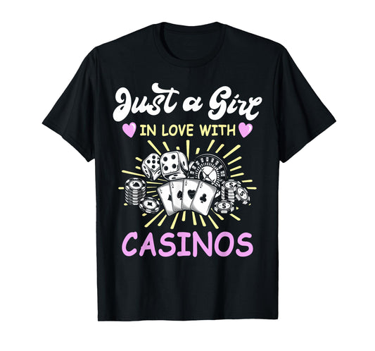 Casino Lover Casino Chips Outfit for Women Slot Machine T-Shirt