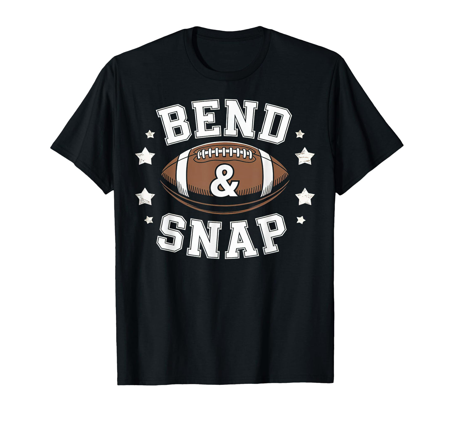 Cute Bend and Snap Football T-Shirt