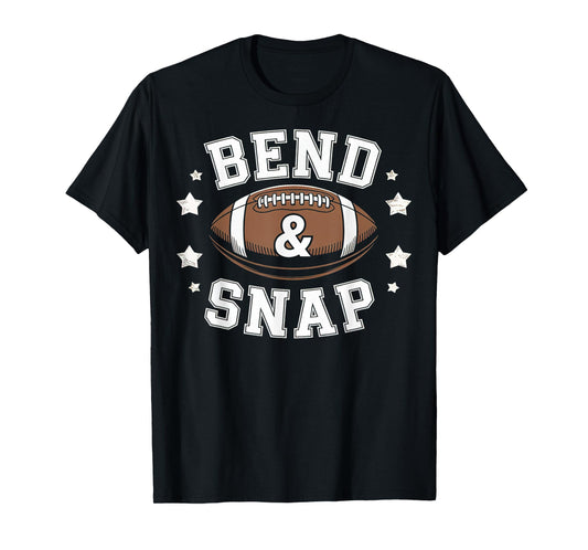 Cute Bend and Snap Football T-Shirt