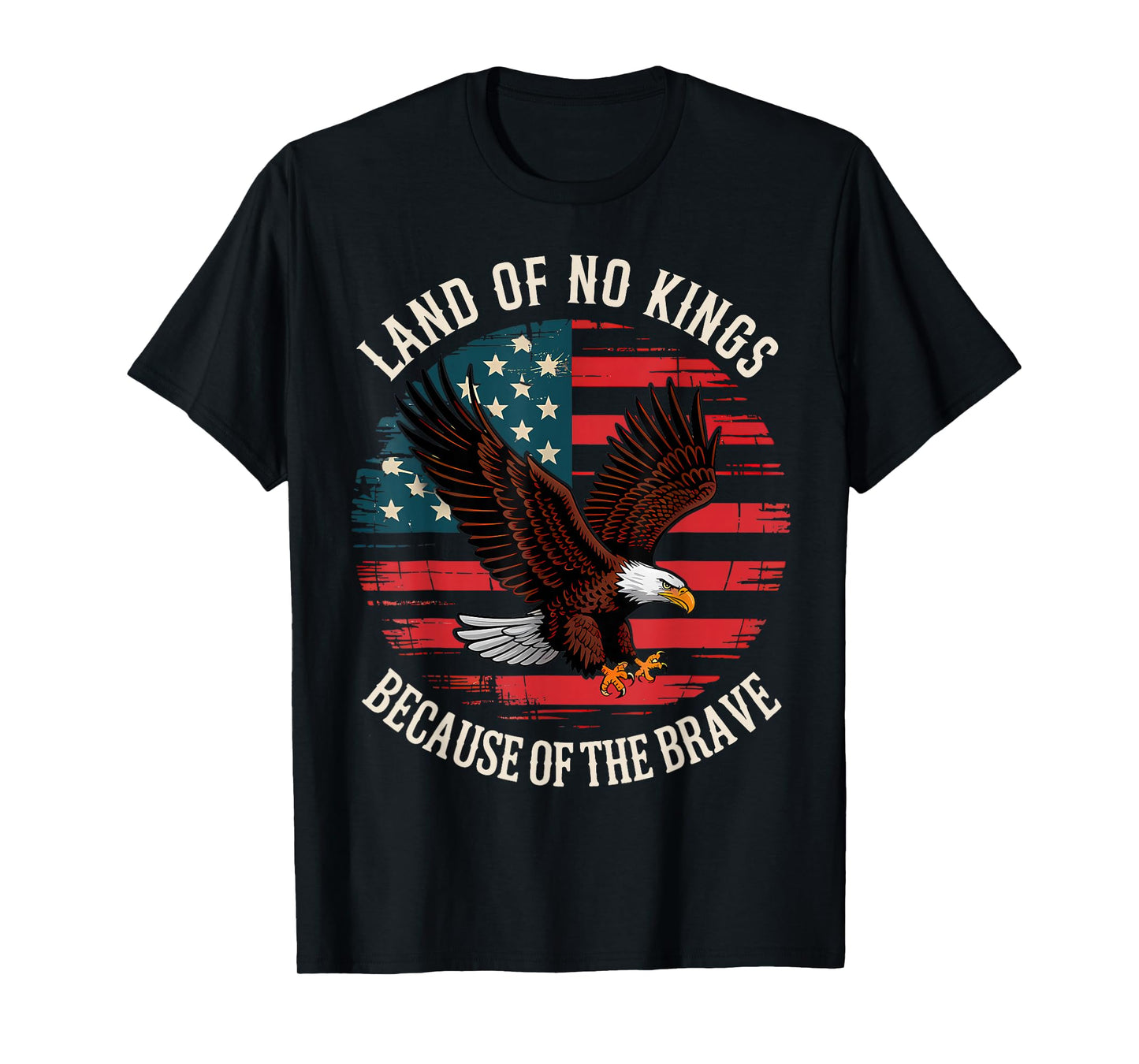 Land of No Kings Because of The Brave No Kings Day T-Shirt