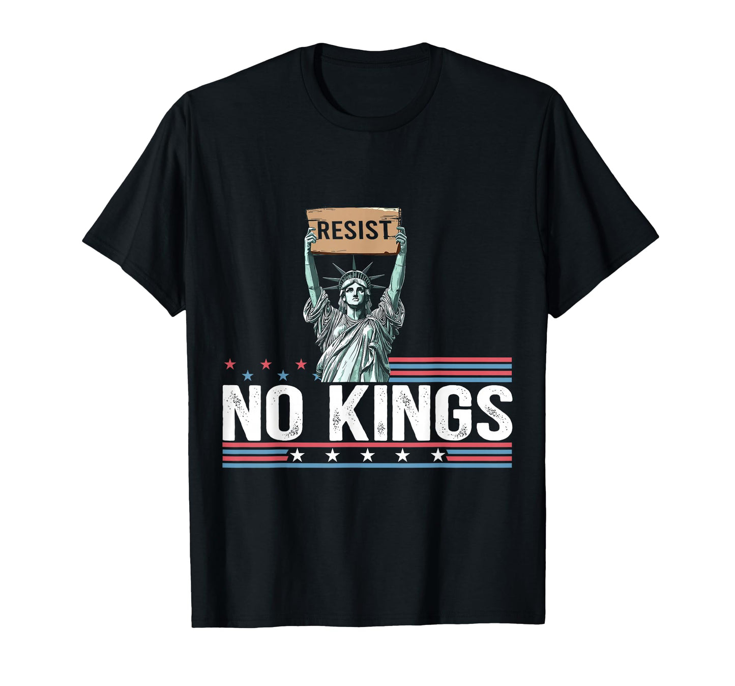 Resist No Kings Human Rights Feminist Statement T-Shirt