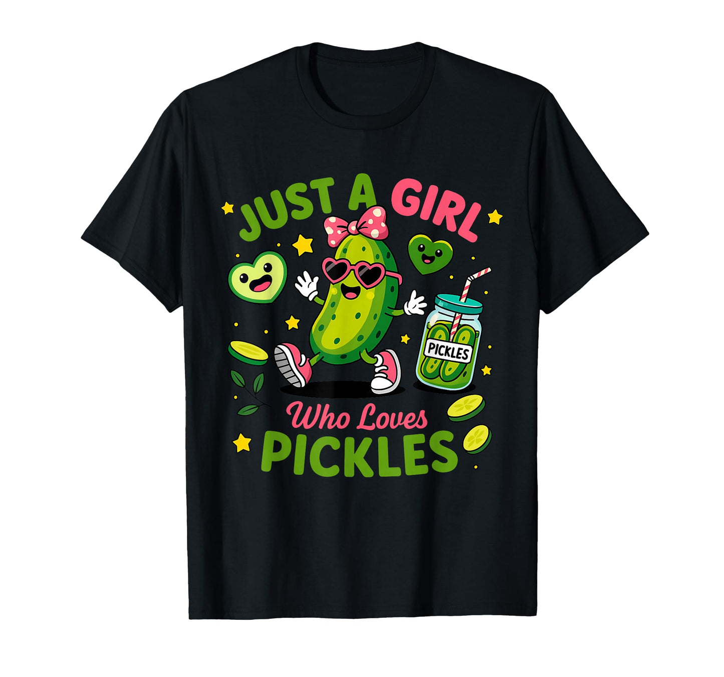 Just A Girl Who Loves Pickles Funny Toddler Pickle Costume T-Shirt