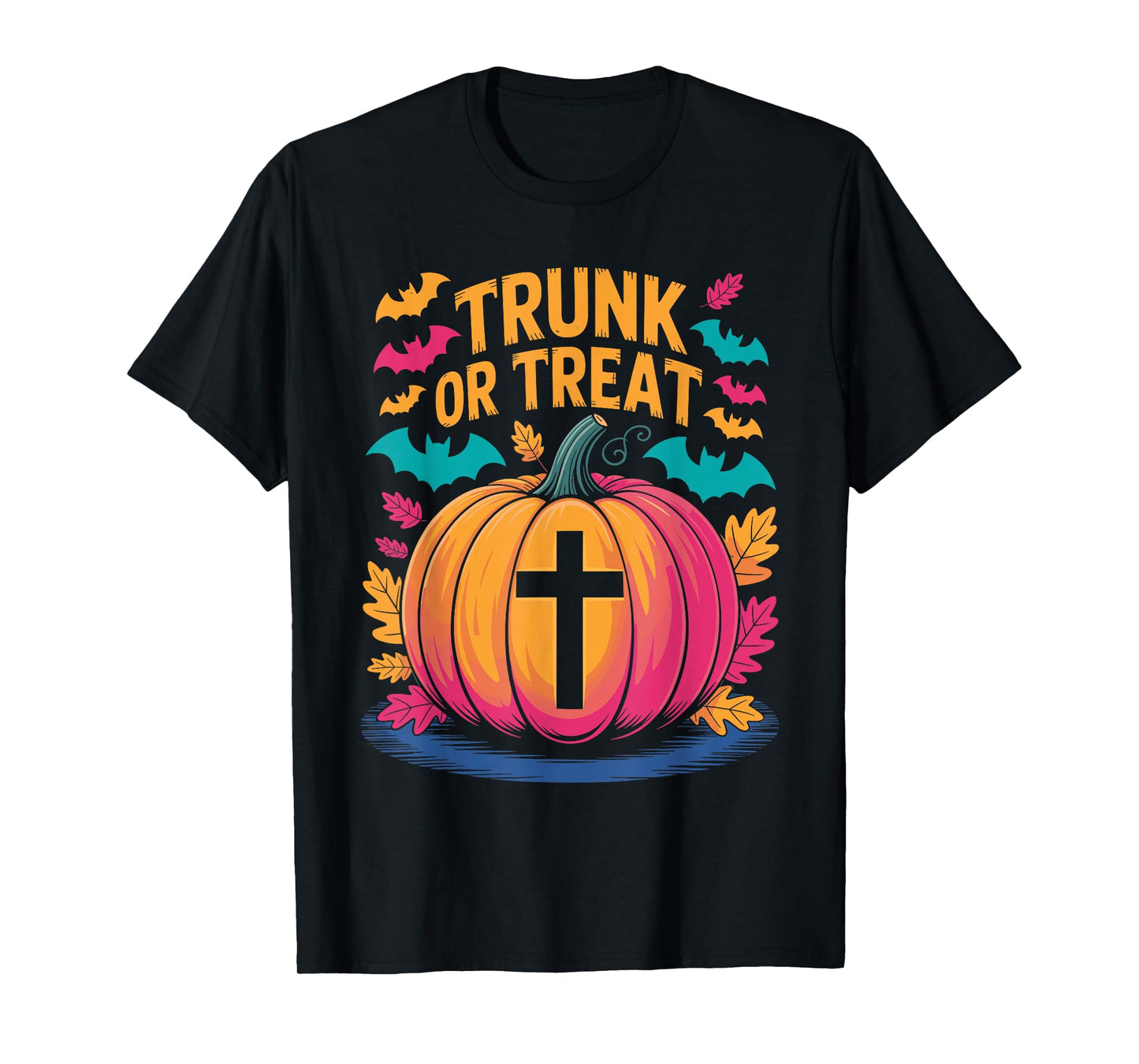 Trunk Or Treat Halloween Costume Christian Pumpkin Church T-Shirt