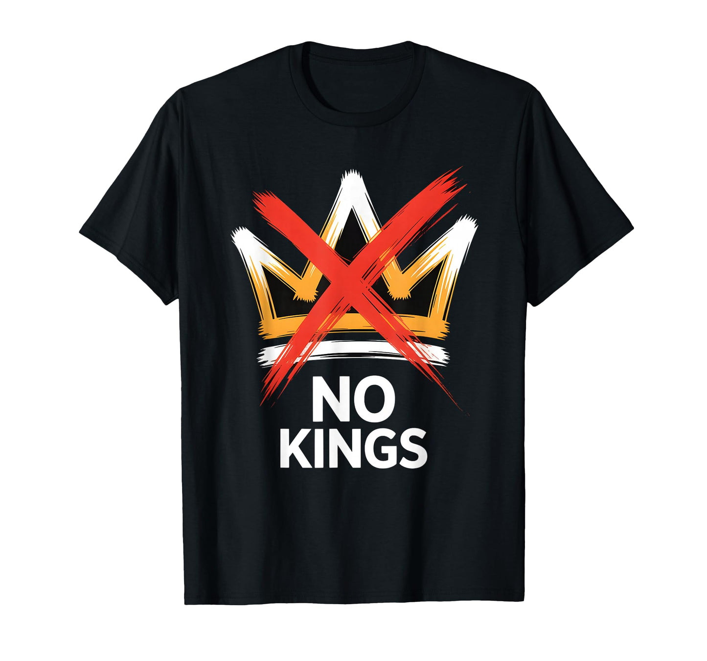 No Kings Protest Democracy No Kings in America Patriotic T-Shirt