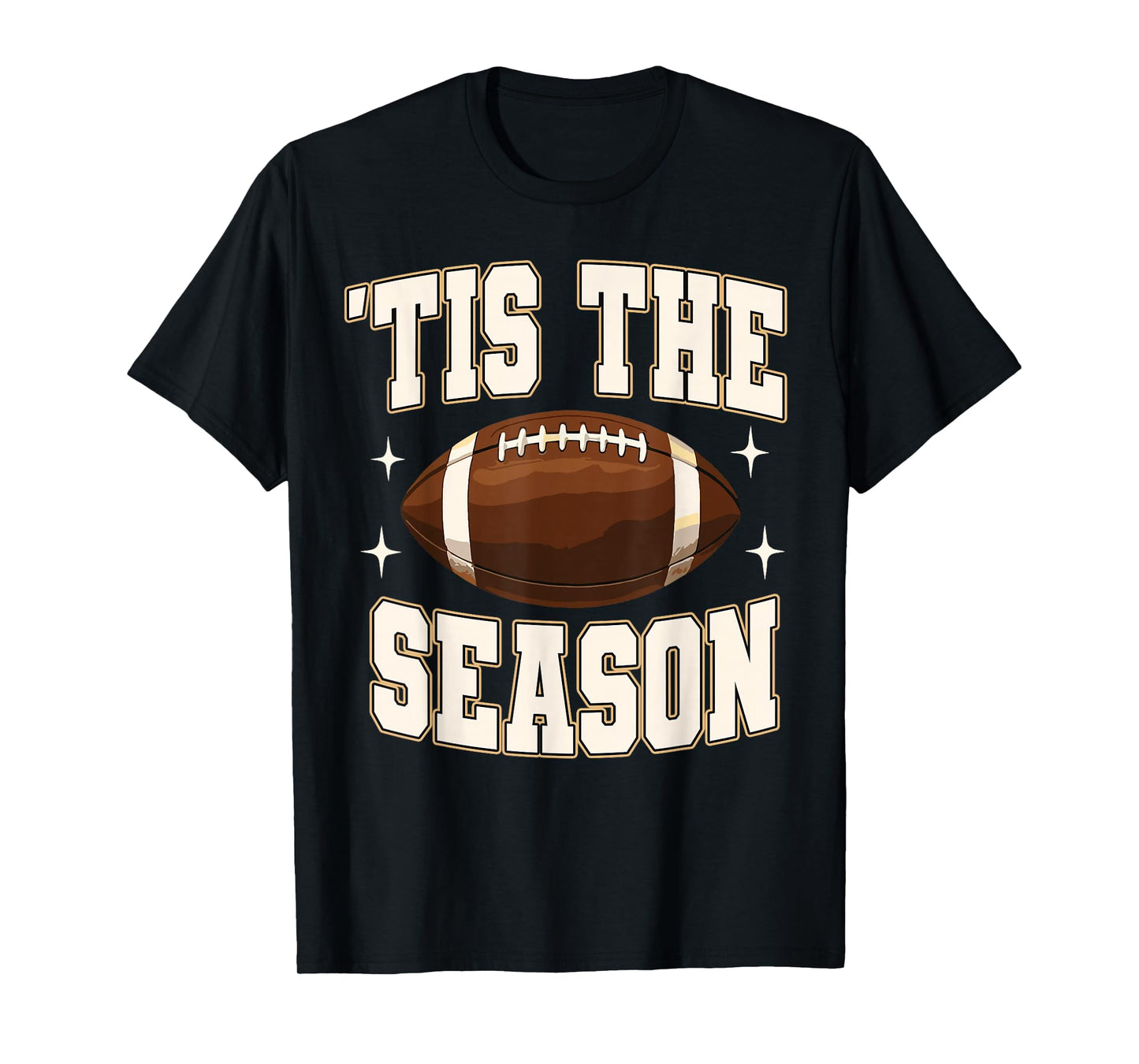 Tis The Season Game Day Football Mom Mama Touchdown Season T-Shirt