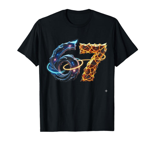 67 Six Seven 6 7 Meme Design Funny 6 7 T-Shirt