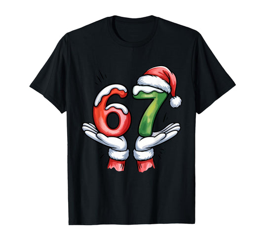 67 Meme six Seven 67 Christmas T-Shirt