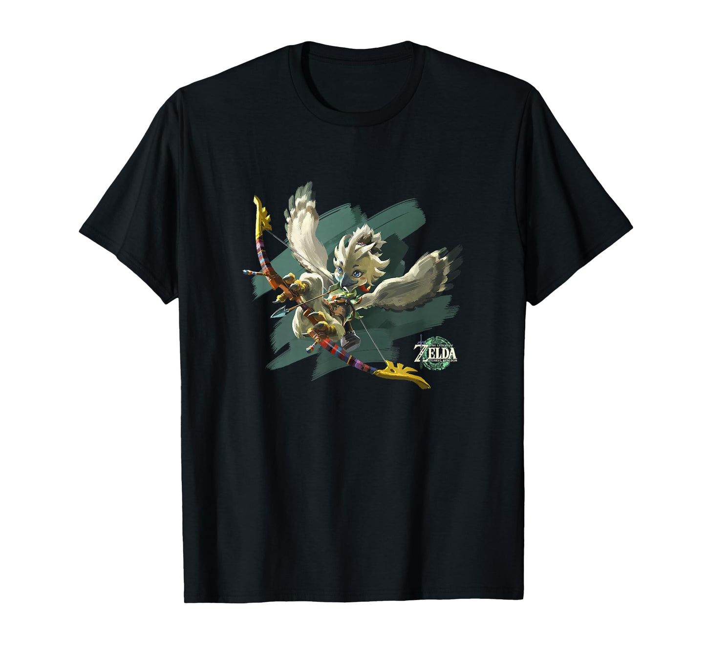 The Legend of Zelda Tears Of The Kingdom Tulin Brush Art T-Shirt