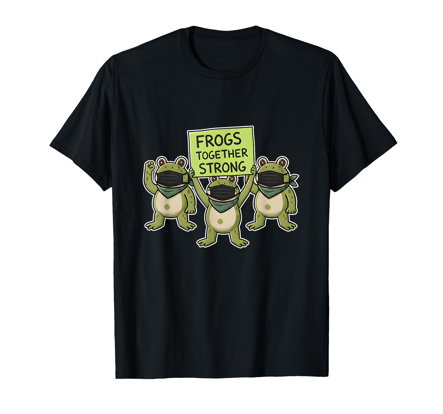 Retro Portland FrogTogether Strong Design T-Shirt