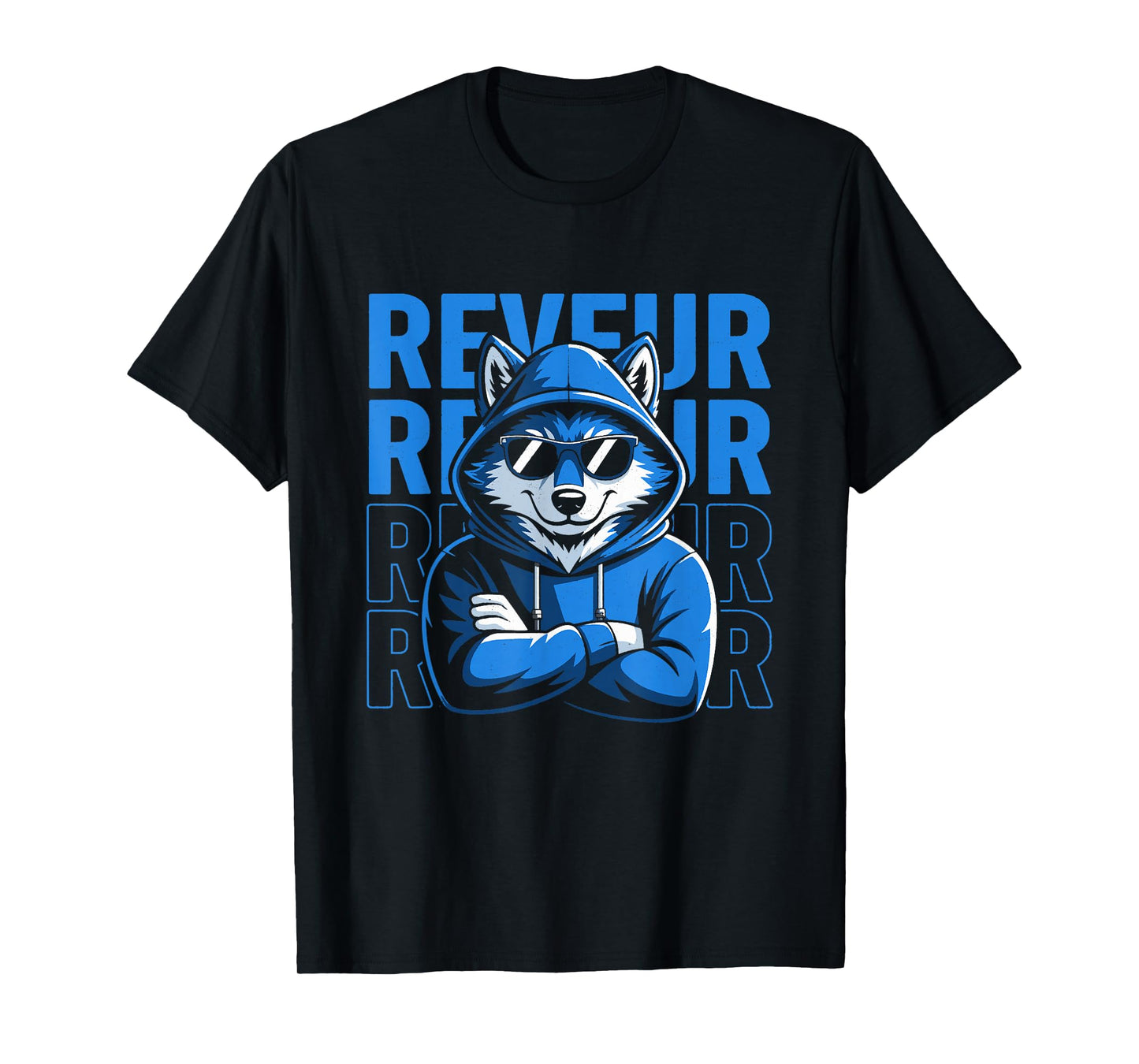 Reveur Dreamer Inspirational Motivational Wolf T-Shirt