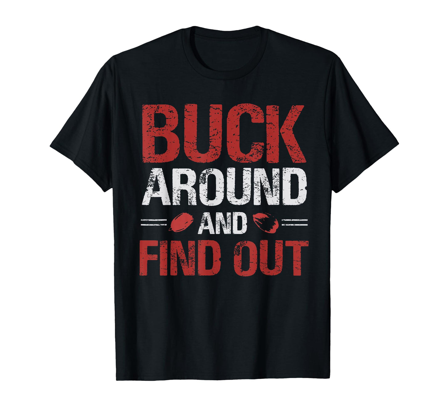 Buck Around and Find Out Funny Ohio Map Vintage Adults Kids T-Shirt