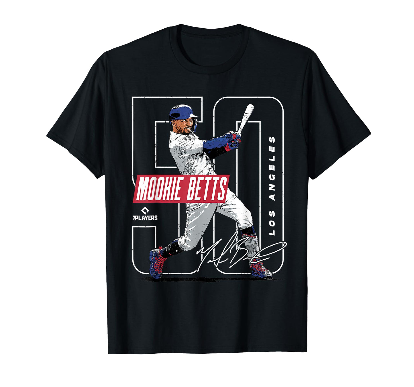 Mookie Betts | Los Angeles Baseball MLB Players | MLBMBE3004 T-Shirt
