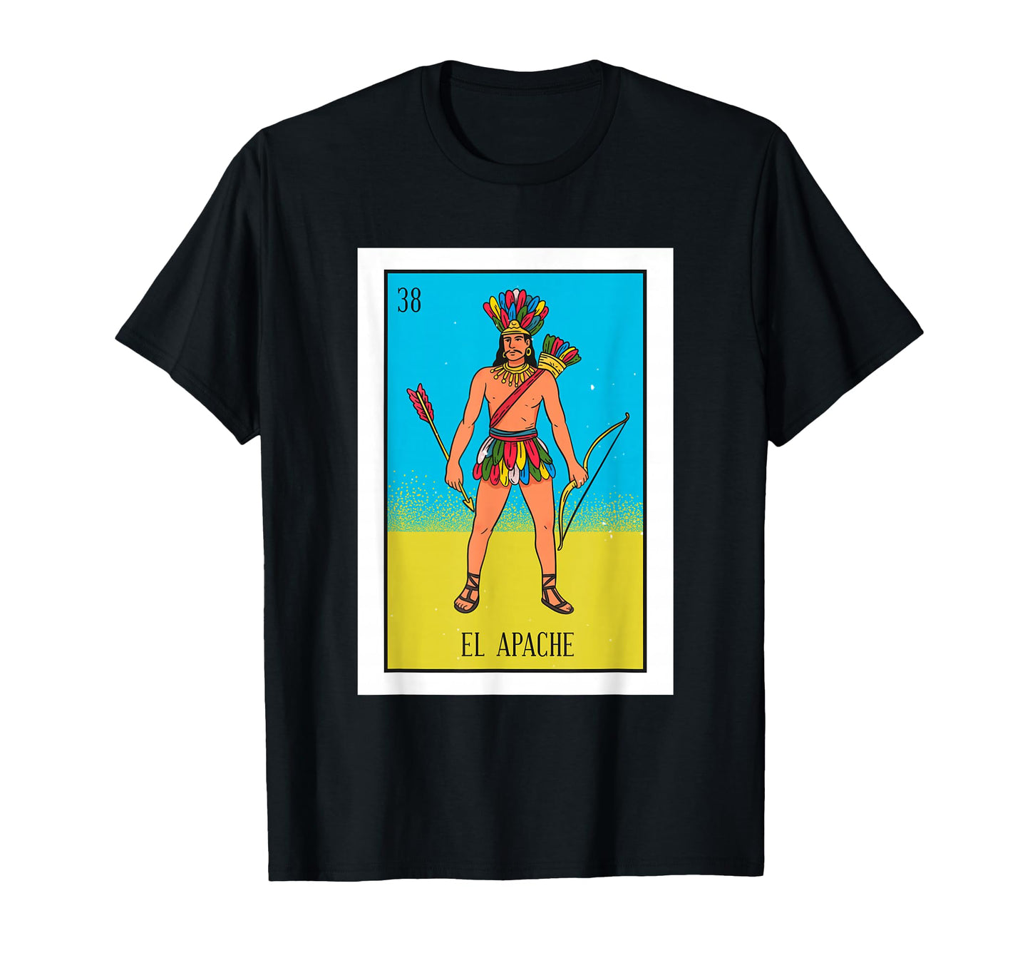 El Indio Lottery Gift The Indian Card Mexican Lottery T-Shirt