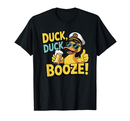 Duck Duck Booze Funny Cruise Family Matching Cruising T-Shirt