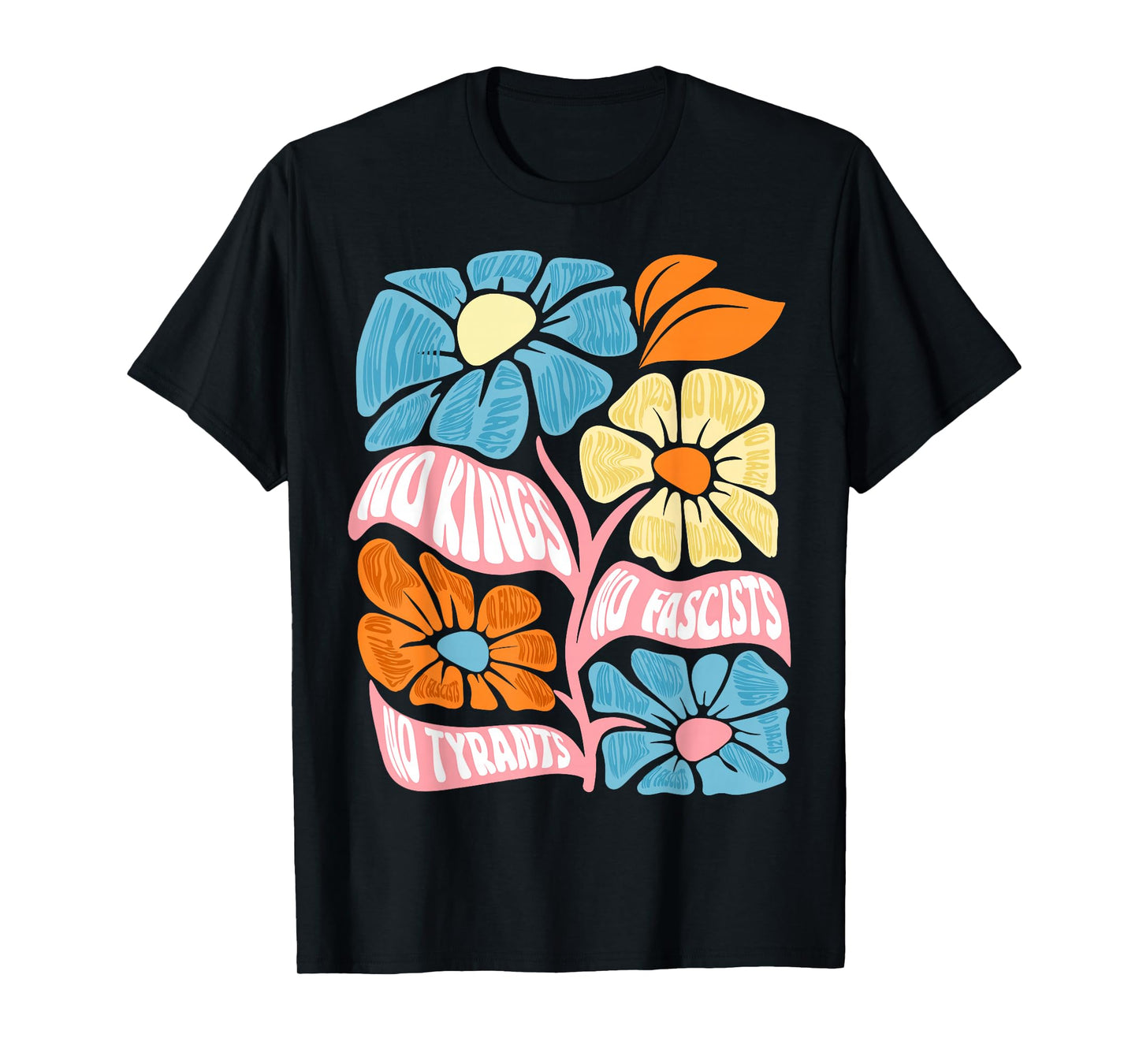 Funny No Kings in America LGBT Retro T-Shirt