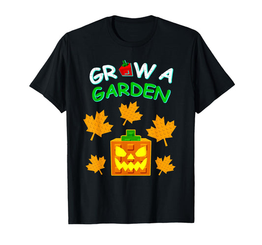 Grow A Garden Halloween Pumpkin Gamer Fan T-Shirt