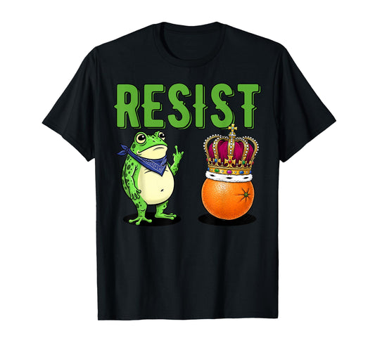 Activist Frog Against Dict No Kings in Portland Frog Protest T-Shirt
