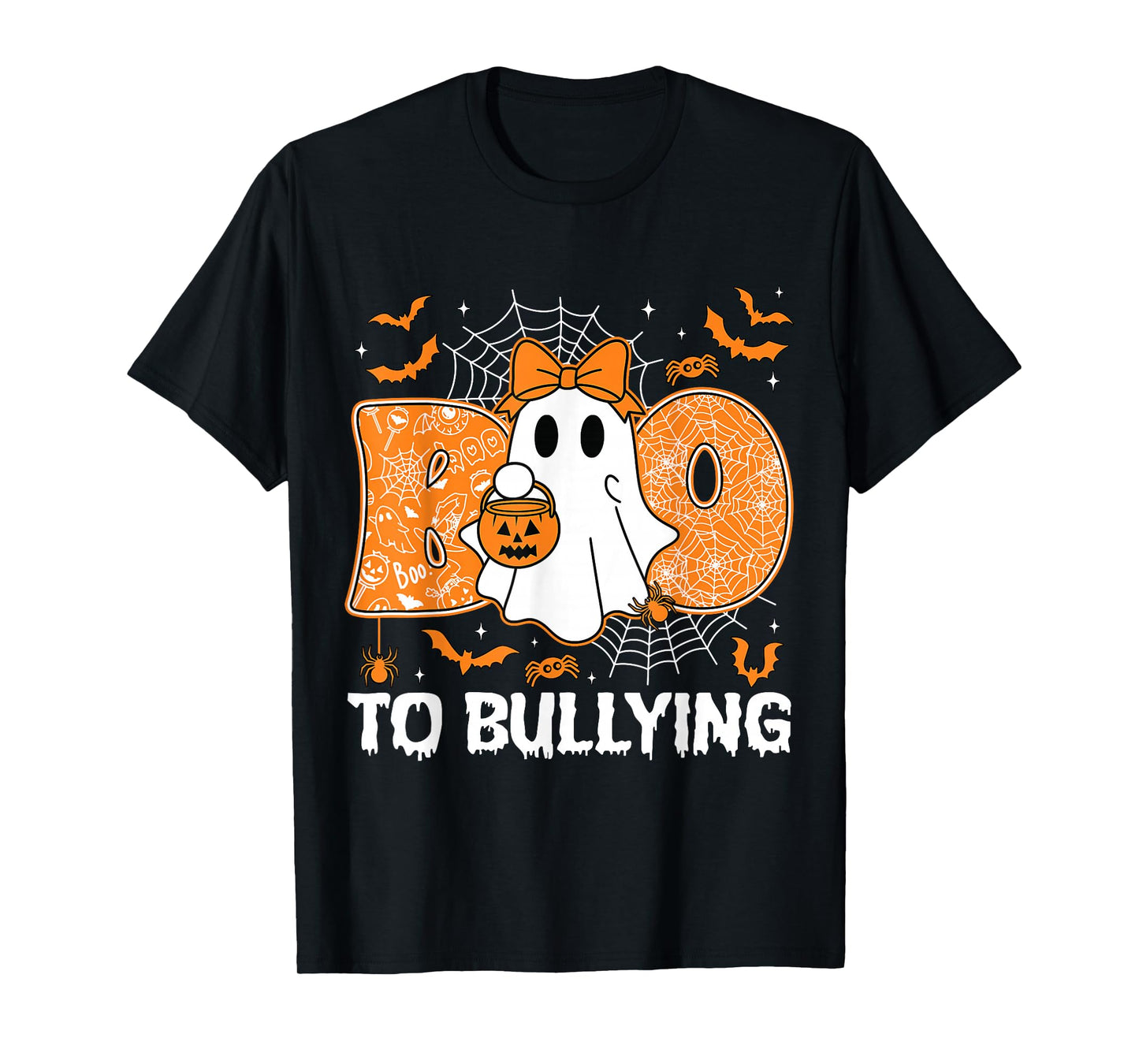Boo to Bullying Orange Unity Day Be Kind Anti Bully Kindness T-Shirt