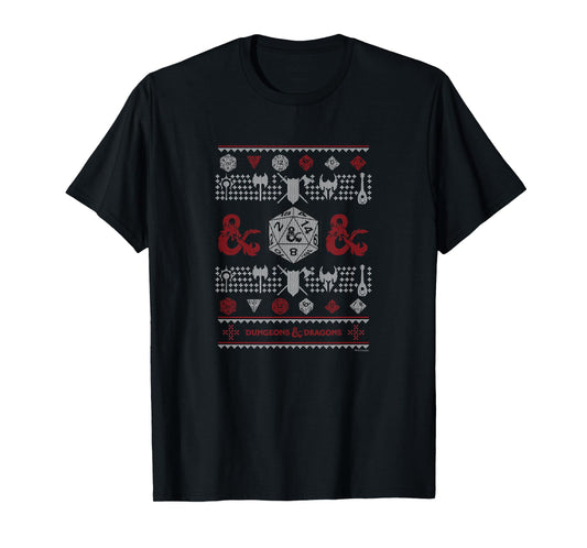 Dungeons & Dragons Ugly Christmas T-Shirt
