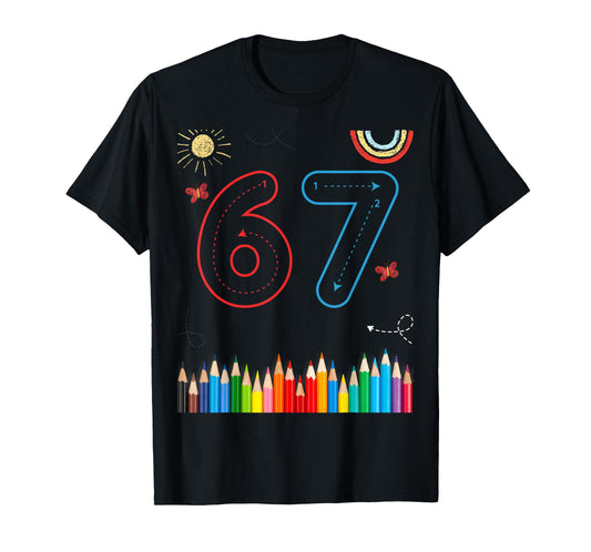 67 Tracing Funny Meme Elementary School Teachers T-Shirt