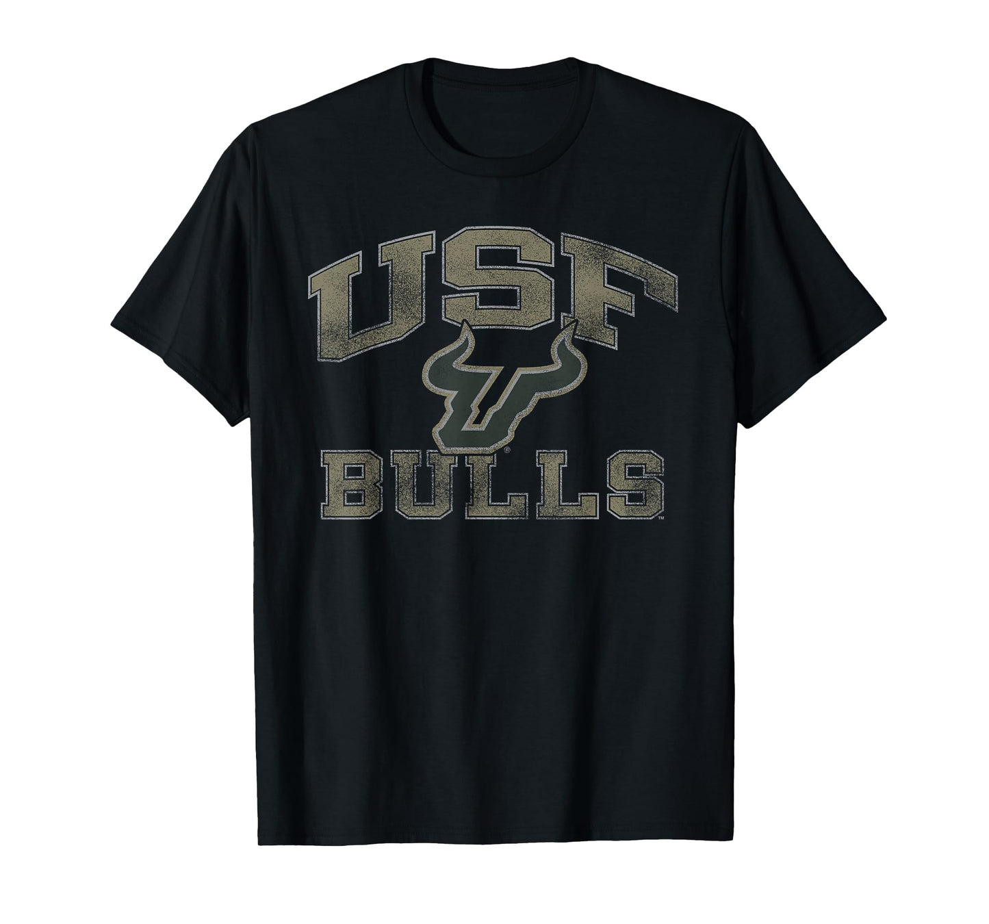 South Florida Bulls Vintage Worn Green Officially Licensed T-Shirt