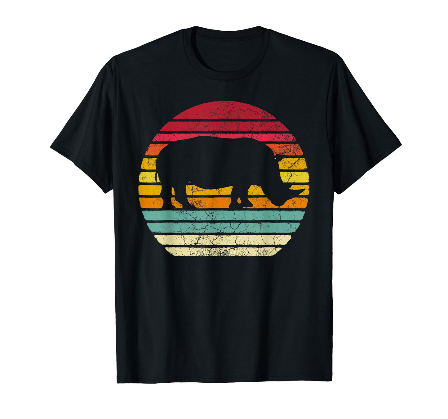 Rhinoceros Rhino Retro Style Vintage Men Women Classic Gift T-Shirt