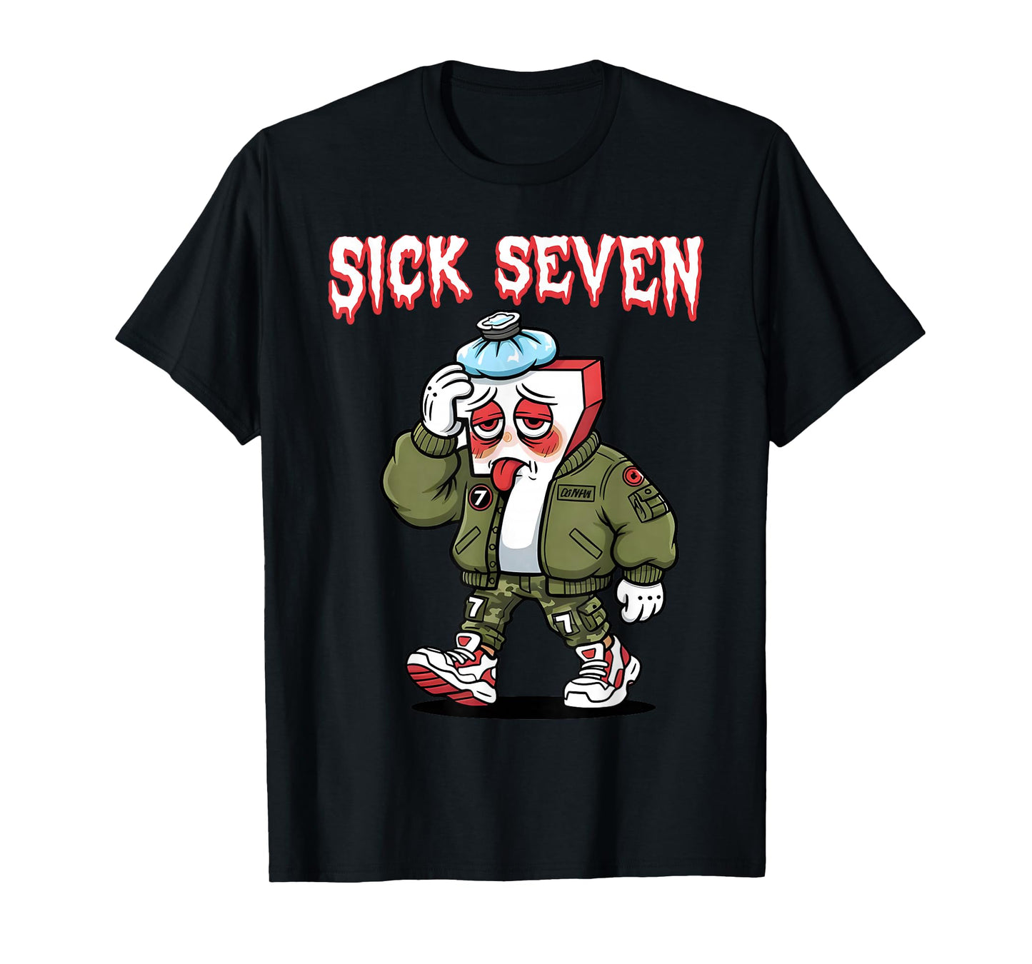 Sick Seven 67 Meme Funny Gen Alpha Slang Brainrot T-Shirt