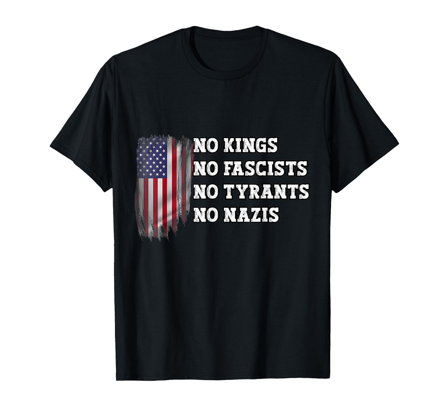No Kings Patriotic Men Women Liberty T-Shirt