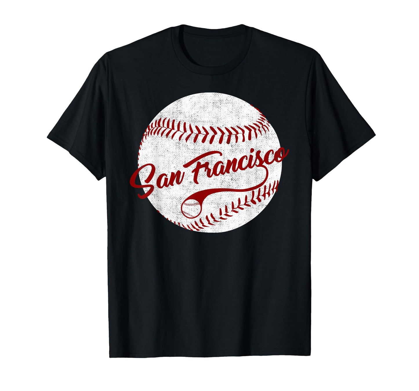 Baseball San Francisco Vintage Giant Ball, National Pastime T-Shirt