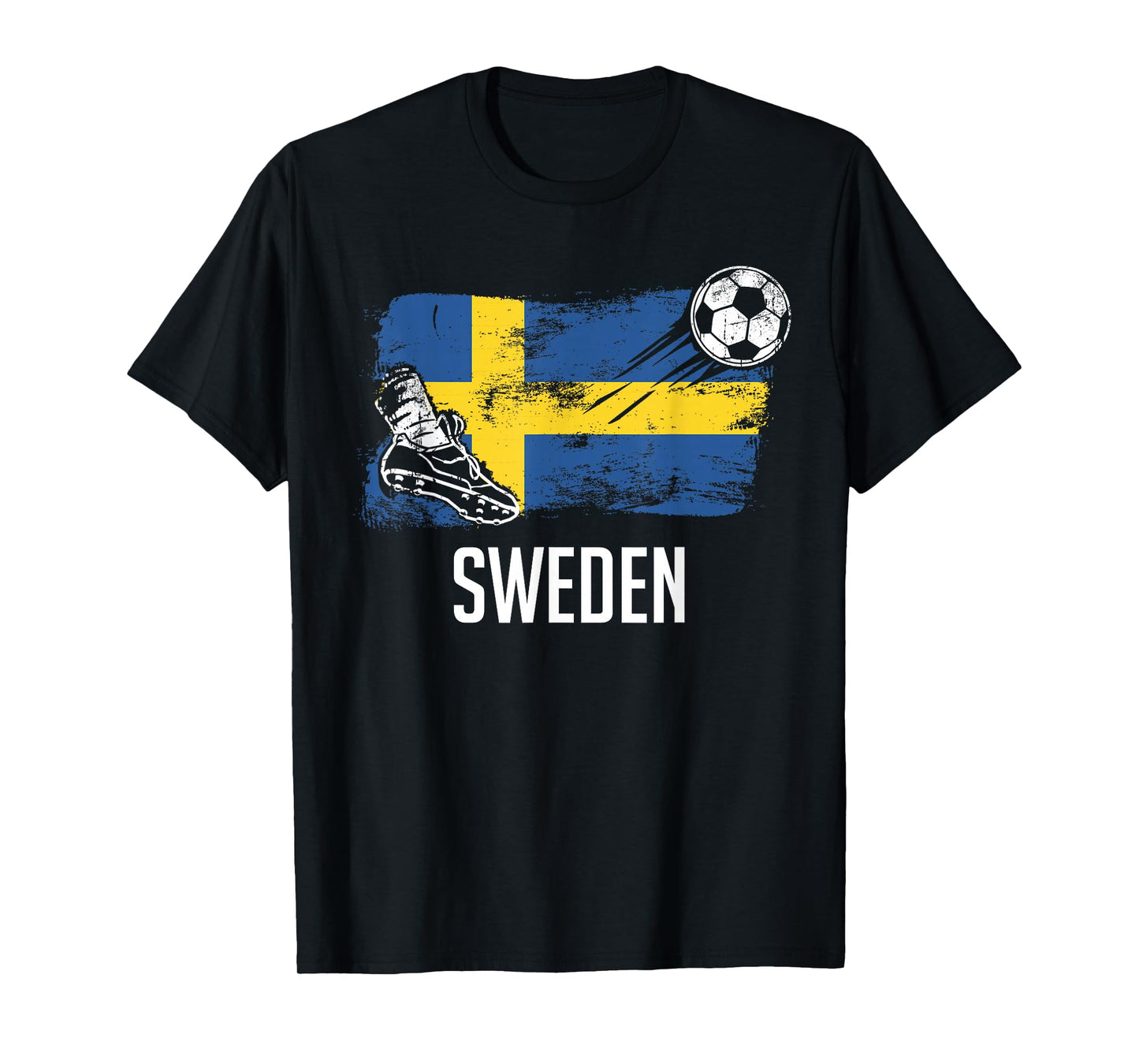 Sweden Flag Jersey Swedish Soccer Team Swedish T-Shirt
