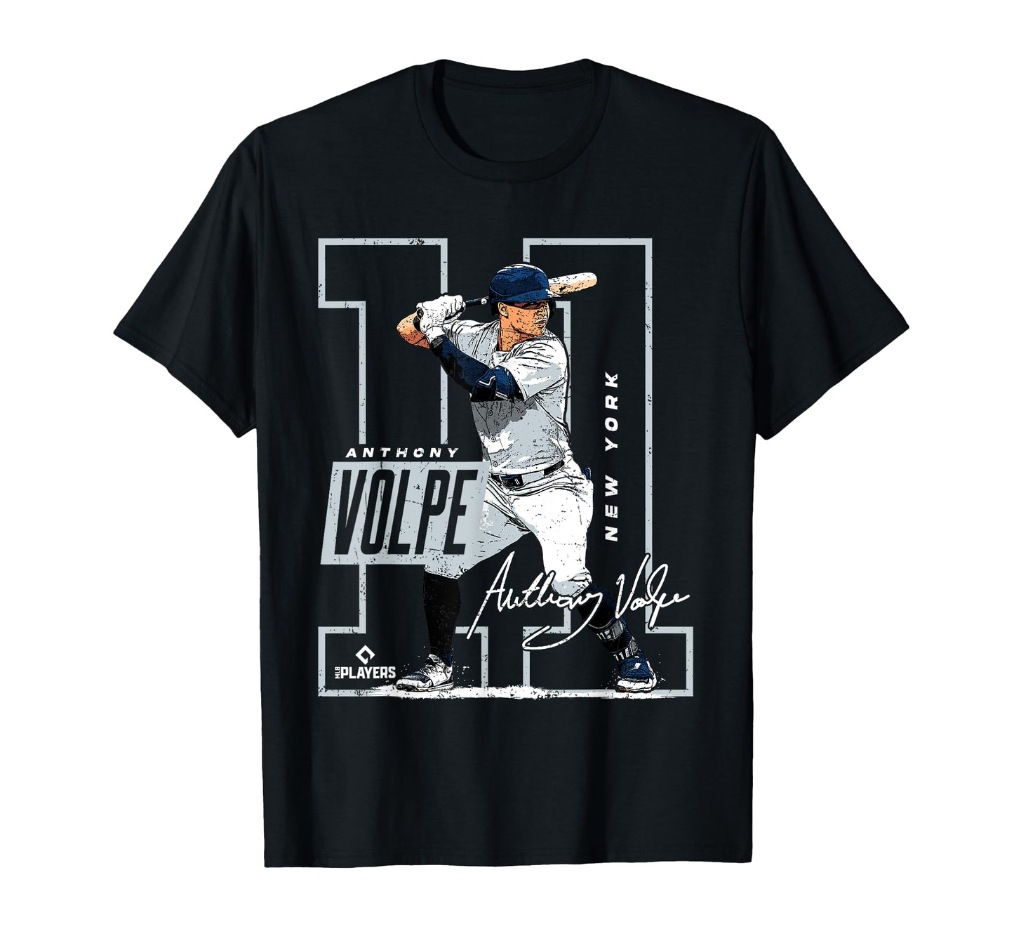 Anthony Volpe | New York Y MLB Baseball Players | MLBAVO202M T-Shirt
