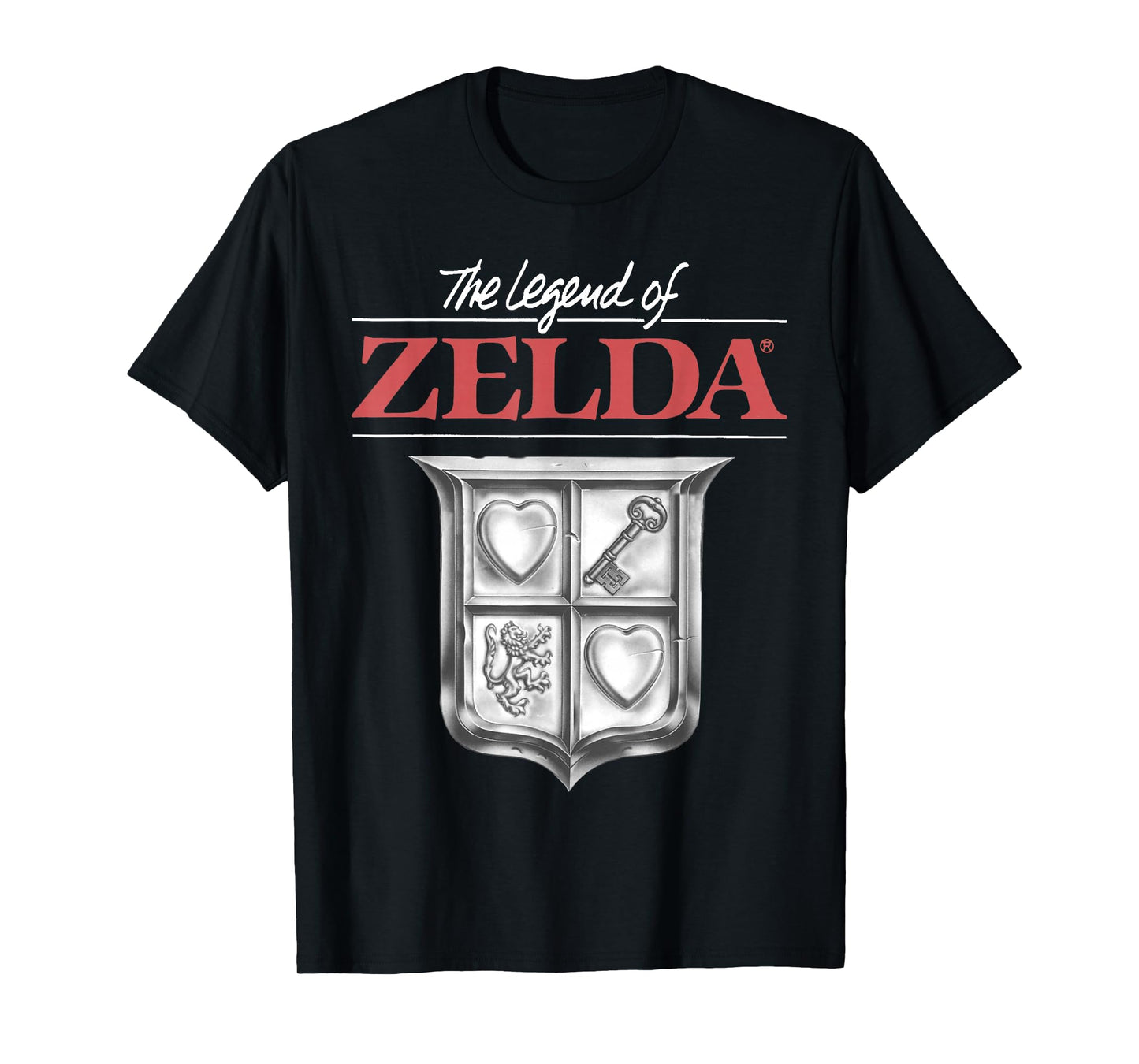 The Legend Of Zelda Original Box Art Logo T-Shirt