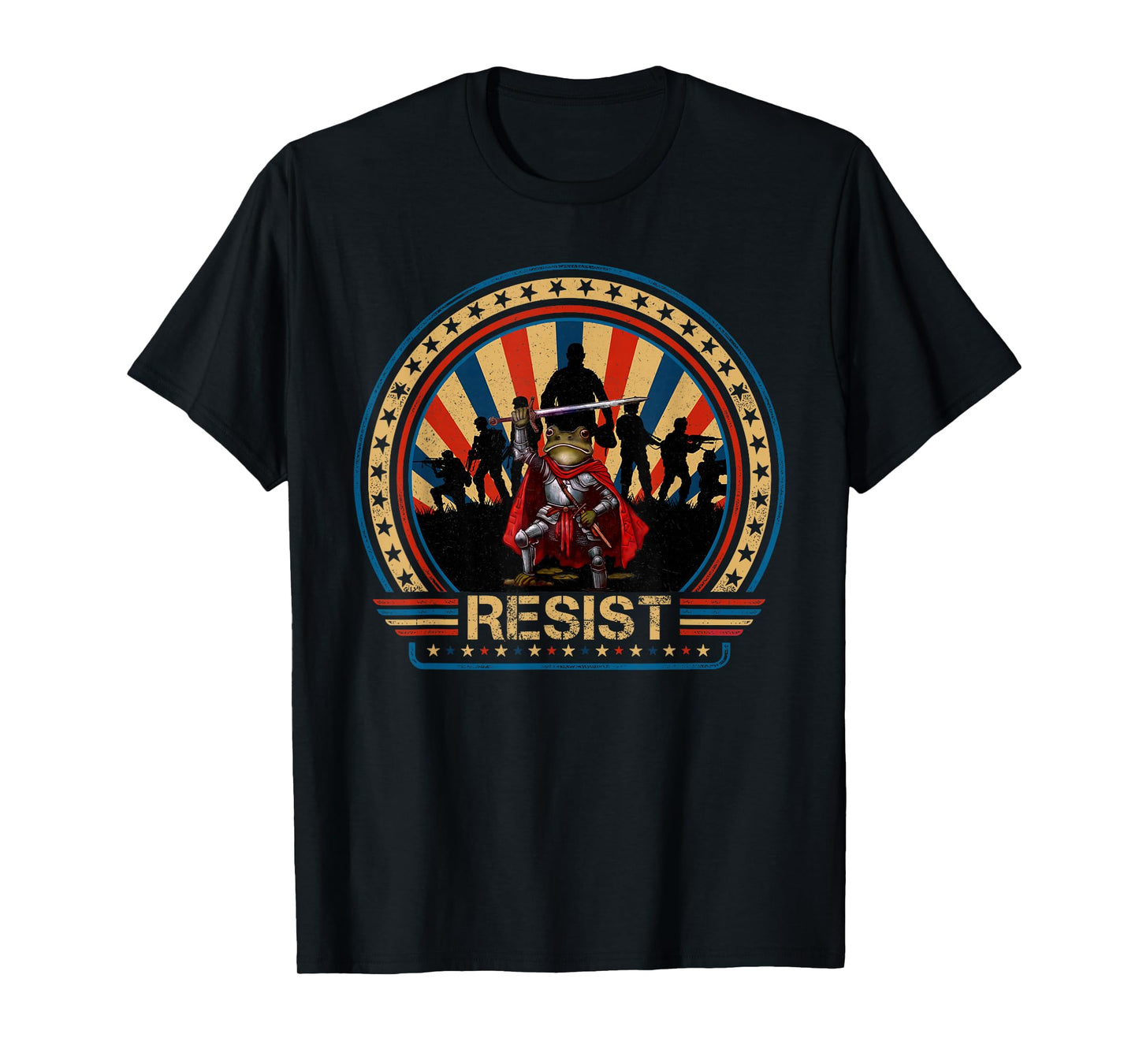 Vintage Resist Frog Portland Protest Tee for Men Women T-Shirt