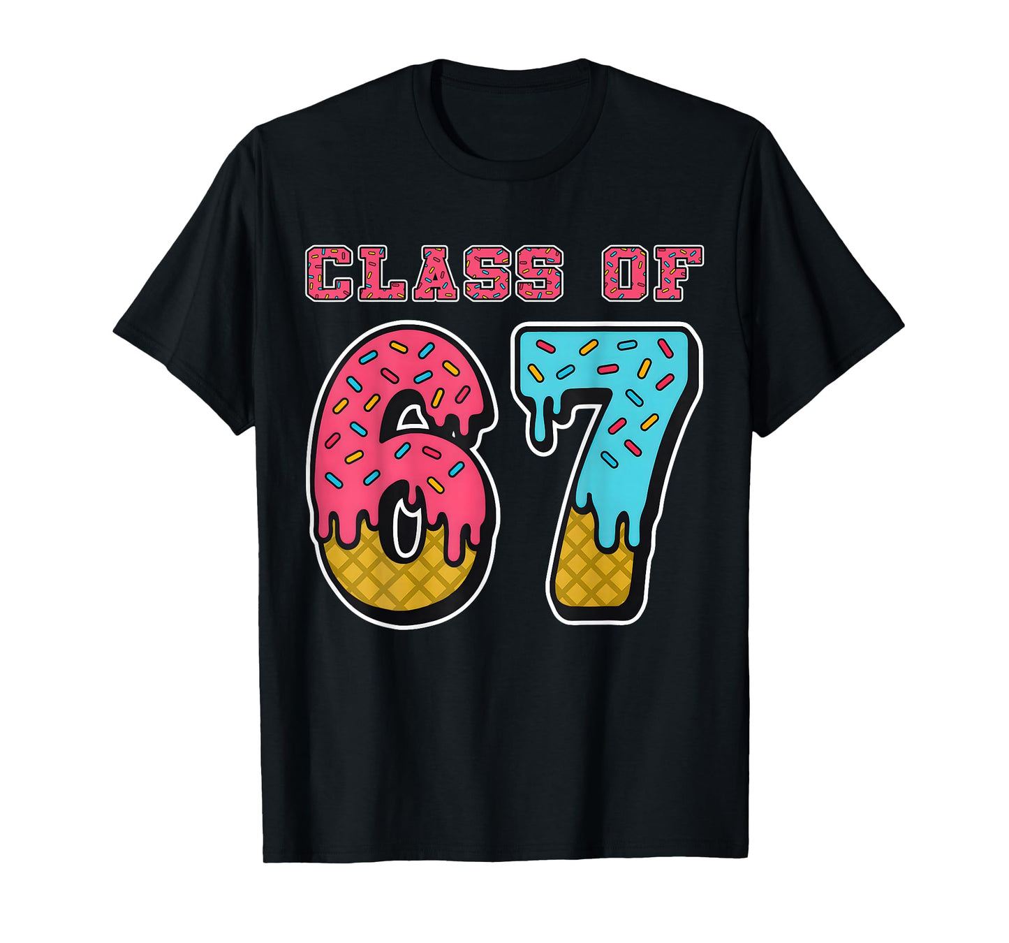 Class of 67 Ice Cream Drip Gen Alpha Mason T-Shirt