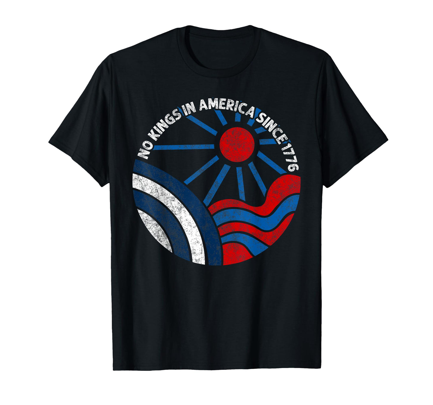 No Kings in America Since 1776 Flag No Kings Day Men Women T-Shirt