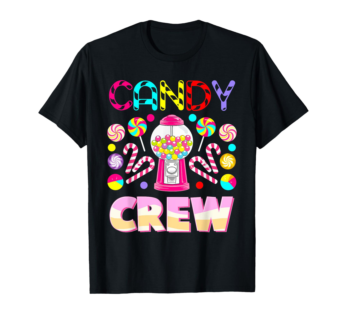 Funny Cute Candy Land Candy Crew Party Halloween Costumes T-Shirt