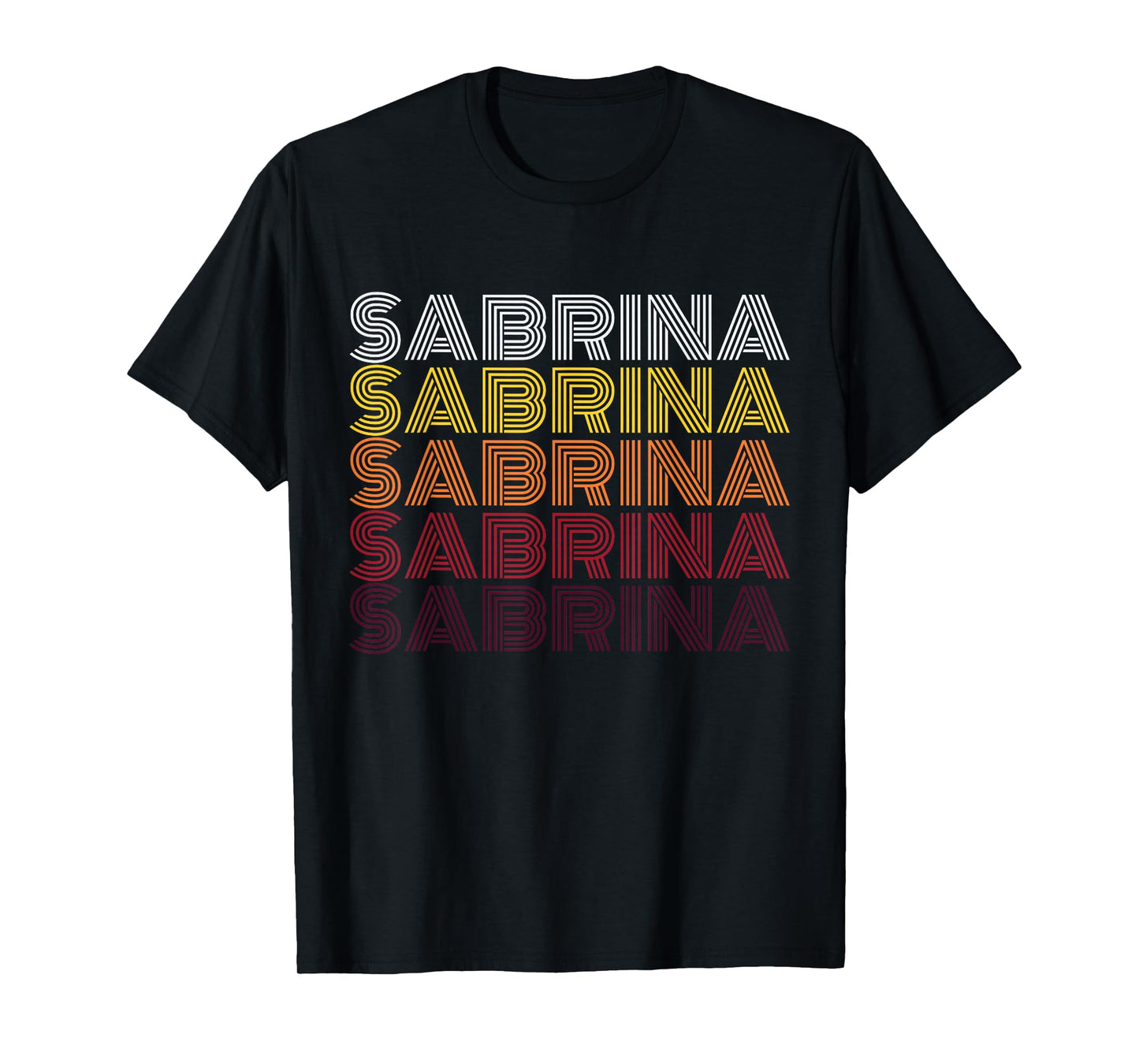 Personalized Name Sabrina Vintage Sabrina Retro T-Shirt
