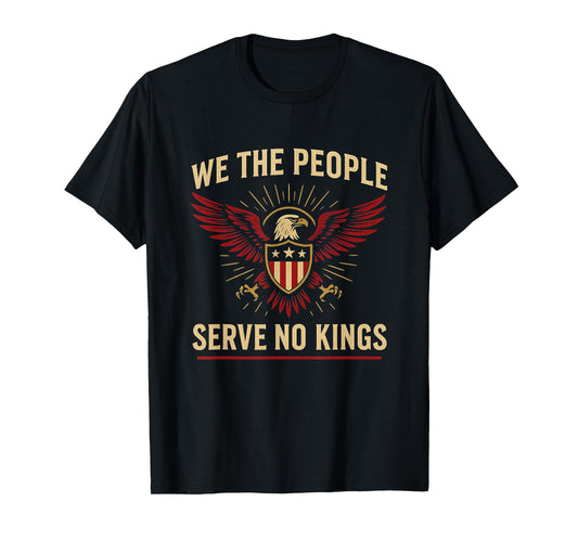 American Patriotic Freedom Lovers No Kings American Pride T-Shirt