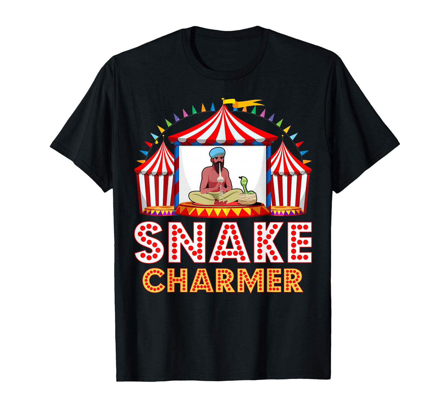 Carnival Event Circus Staff Animal Trainer Snake Charmer T-Shirt