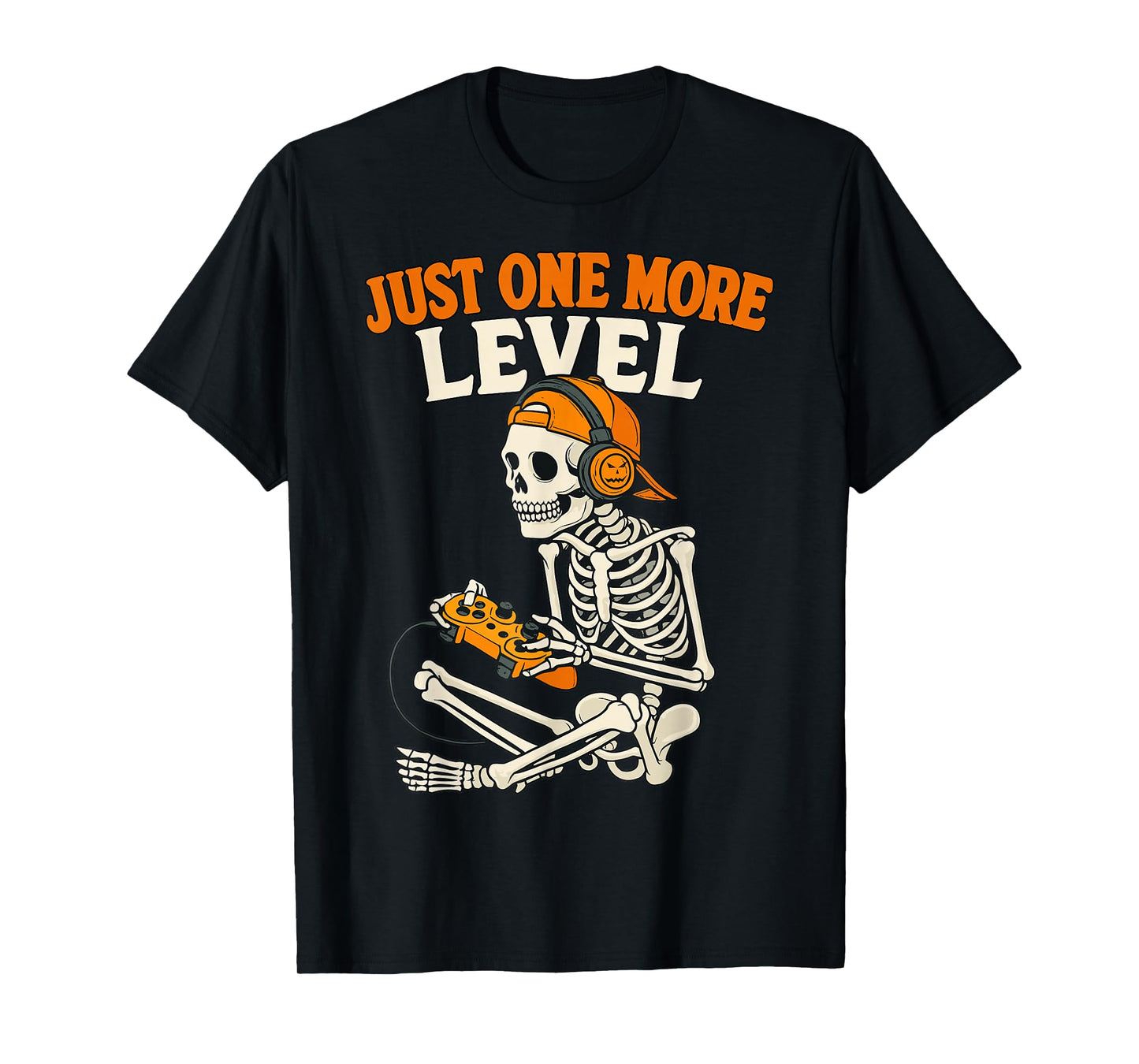 Funny Video Game Halloween Skeleton Gamer Costume Men Boys T-Shirt