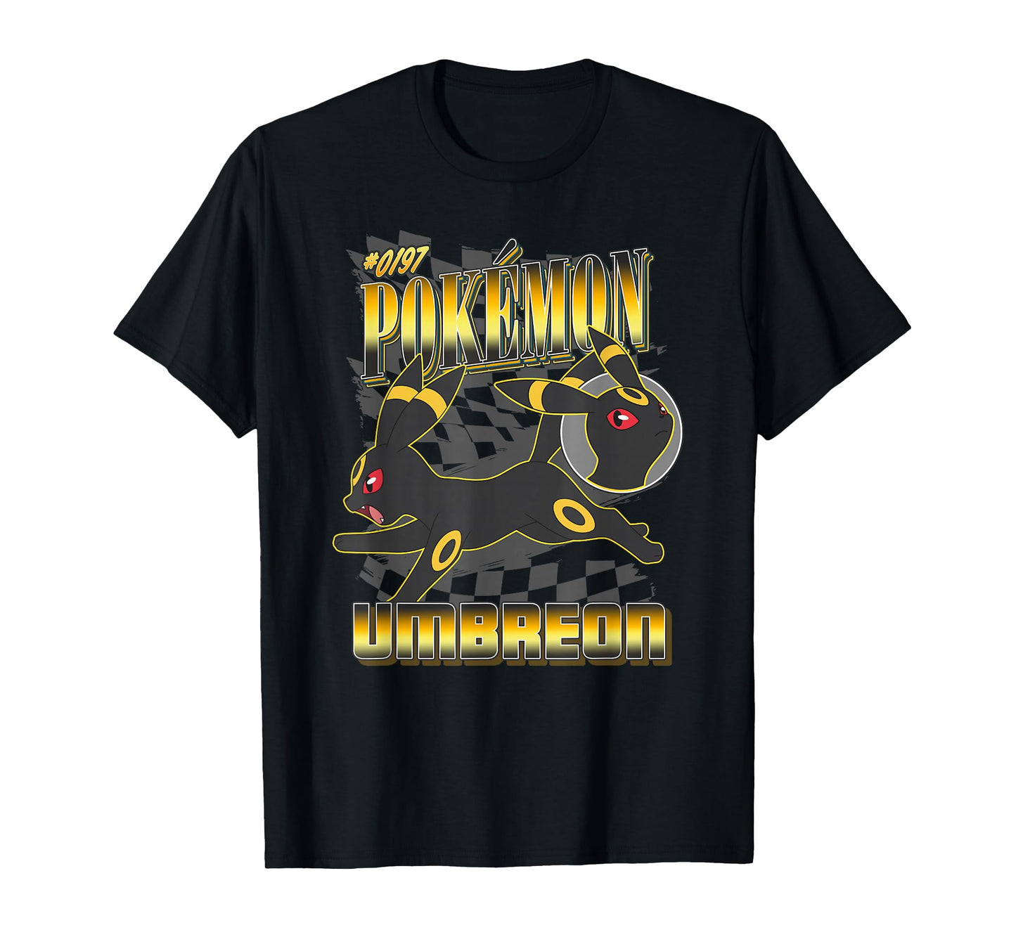 Pokémon 0197 Umbreon Racing Style Poster T-Shirt