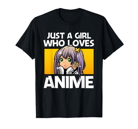 Anime Merch T-Shirt For Teen Girls & Women - Anime Lover Gift
